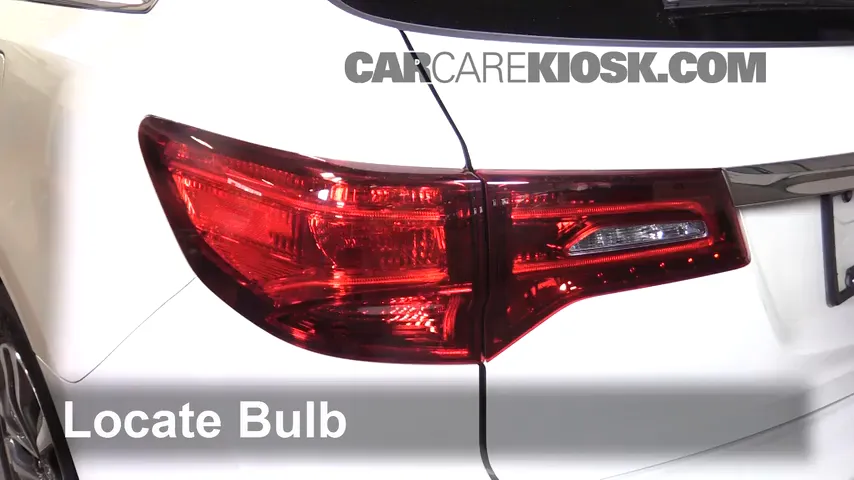 2016 Acura MDX SH-AWD 3.5L V6 Lights Brake Light (replace bulb)